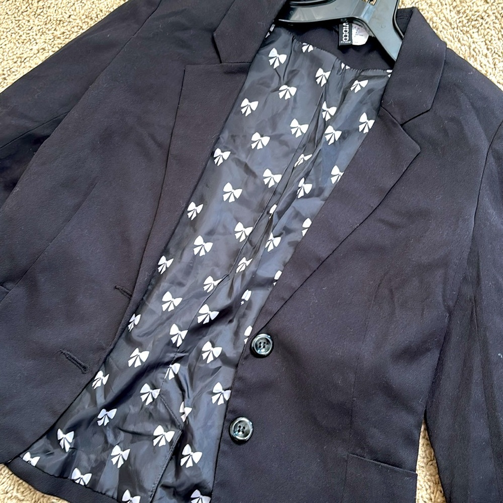 H&M Divided Women’s Black Blazer Jacket Size US 8